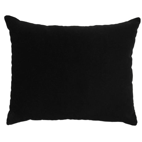 Giada Outdoor Pillow Velvet Fabric - Solid Ivory, 18X22 (1 Pillow)