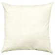 Giada Outdoor Pillow Solid Velvet Fabric - Ivory, 23X23 (1 Pillow)