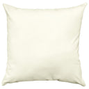 Giada Outdoor Pillow Solid Velvet Fabric - Ivory, 23X23 (1 Pillow)