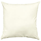 Giada Outdoor Pillow Solid Velvet Fabric - Ivory, 23X23 (1 Pillow)