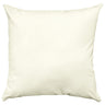 Giada Outdoor Pillow Solid Velvet Fabric - Ivory, 23X23 (1 Pillow)