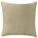 Giada Outdoor Pillow Solid Velvet Fabric - Ivory, 23X23 (1 Pillow)