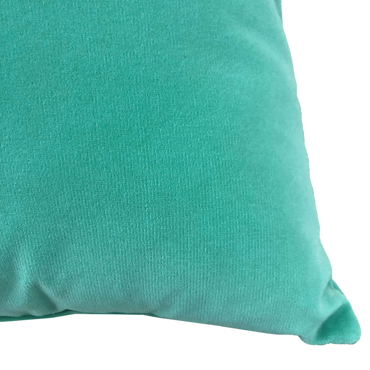 Giada Outdoor Pillow Velvet Fabric - Solid Ivory, 18X22 (1 Pillow)