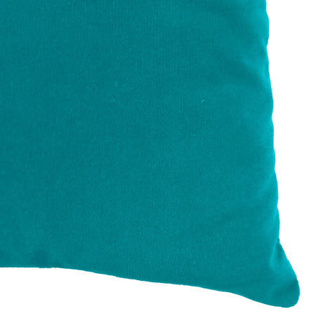 Giada Outdoor Pillow Velvet Fabric - Solid Ivory, 18X22 (1 Pillow)