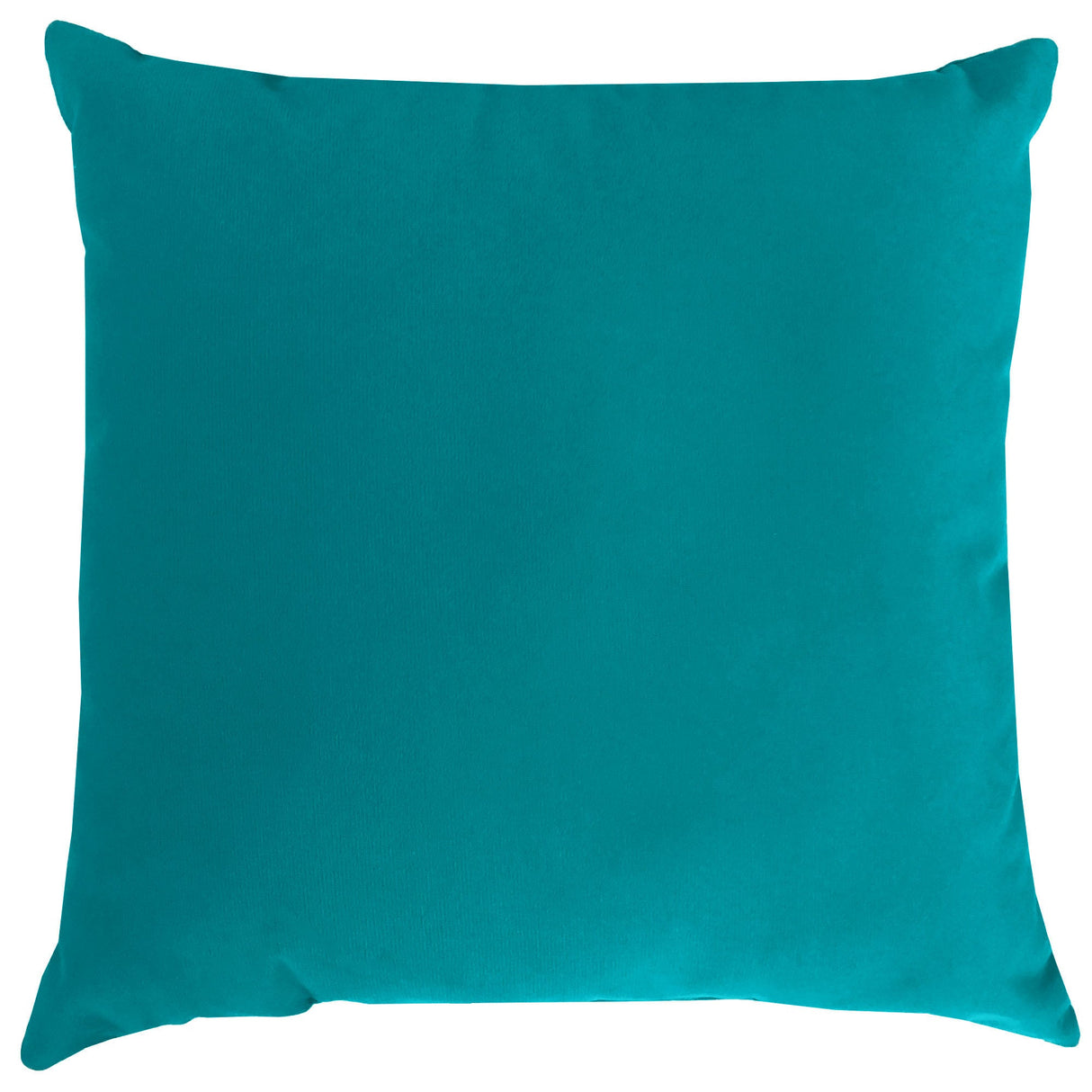 Giada Outdoor Pillow Solid Velvet Fabric - Ivory, 23X23 (1 Pillow)