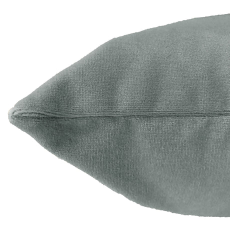 Giada Outdoor Pillow Solid Velvet Fabric - Ivory, 23X23 (1 Pillow)