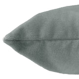 Giada Outdoor Pillow Velvet Fabric - Solid Ivory, 18X22 (1 Pillow)