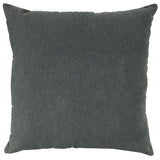 Giada Outdoor Pillow Solid Velvet Fabric - Ivory, 23X23 (1 Pillow)