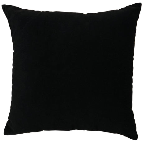 Giada Outdoor Pillow Solid Velvet Fabric - Ivory, 23X23 (1 Pillow)