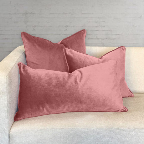 Ice Shiny Velvet Fabric - Solid, 24" X 24" (1 Pillow)