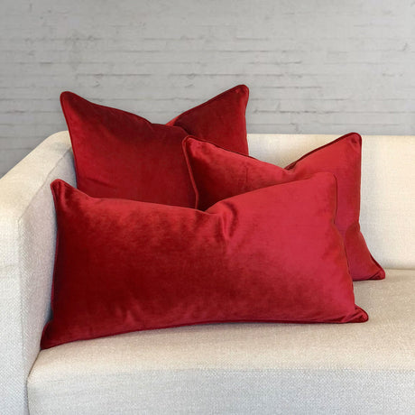 Ice Shiny Velvet Fabric - Solid, 24" X 24" (1 Pillow)
