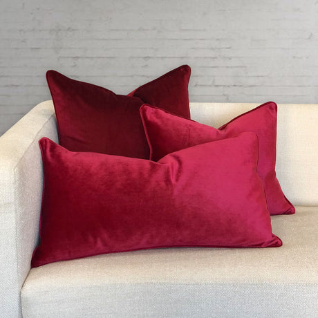 Ice Shiny Velvet Fabric - Solid, 24" X 24" (1 Pillow)