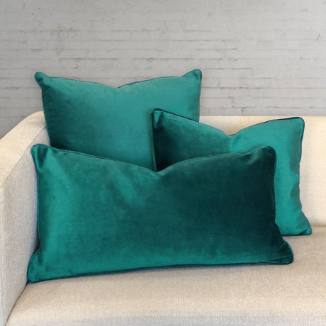 Ice Shiny Velvet Fabric - Solid, 24" X 24" (1 Pillow)