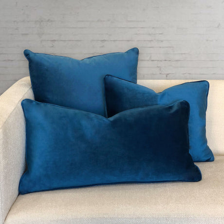 Ice Shiny Velvet Fabric - Solid, 24" X 24" (1 Pillow)