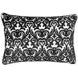 Madsen Decorative Throw Pillows Cut Velvet Fabric - Damask Pattern, 18" X 26" (1 Pillow)
