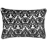 Madsen Decorative Throw Pillows Cut Velvet Fabric - Damask Pattern, 18" X 26" (1 Pillow)