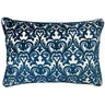Madsen Decorative Throw Pillows Cut Velvet Fabric - Damask Pattern, 18" X 26" (1 Pillow)