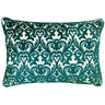 Madsen Decorative Throw Pillows Cut Velvet Fabric - Damask Pattern, 18" X 26" (1 Pillow)
