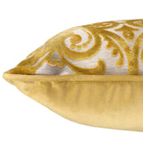 Madsen Decorative Throw Pillows Cut Velvet Fabric - Damask Pattern, 18" X 26" (1 Pillow)