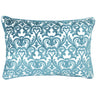 Madsen Decorative Throw Pillows Cut Velvet Fabric - Damask Pattern, 18" X 26" (1 Pillow)