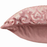 Madsen Decorative Throw Pillows Cut Velvet Fabric - Damask Pattern, 18" X 26" (1 Pillow)