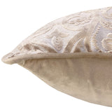 Madsen Decorative Throw Pillows Cut Velvet Fabric - Damask Pattern, 18" X 26" (1 Pillow)