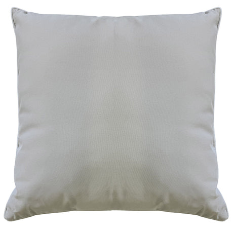 Nammos Outdoor Pillow - Solid With Piping, 24X24 (1 Pillow)