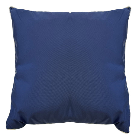 Nammos Outdoor Pillow - Solid With Piping, 24X24 (1 Pillow)