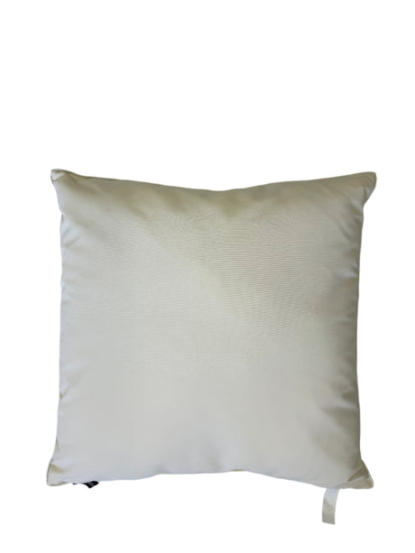 Nammos Outdoor Pillow - Solid With Piping, 24X24 (1 Pillow)