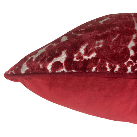 Nixon Traditional Damask Cut Velvet Pillow - Damask Pattern, 18" X 24" (1 Pillow)