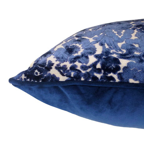 Nixon Traditional Damask Cut Velvet Pillow - Damask Pattern, 18" X 24" (1 Pillow)