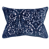 Nixon Traditional Damask Cut Velvet Pillow - Damask Pattern, 18" X 24" (1 Pillow)