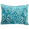 Nixon Traditional Damask Cut Velvet Pillow - Damask Pattern, 18" X 24" (1 Pillow)