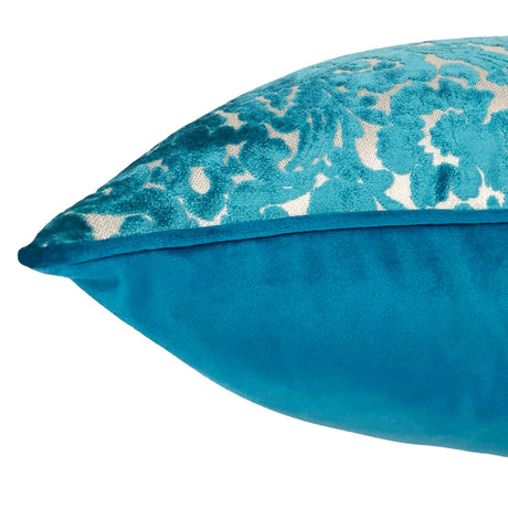 Nixon Traditional Damask Cut Velvet Pillow - Damask Pattern, 18" X 24" (1 Pillow)