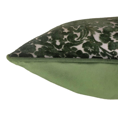 Nixon Traditional Damask Cut Velvet Pillow - Damask Pattern, 18" X 24" (1 Pillow)