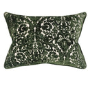 Nixon Traditional Damask Cut Velvet Pillow - Damask Pattern, 18" X 24" (1 Pillow)