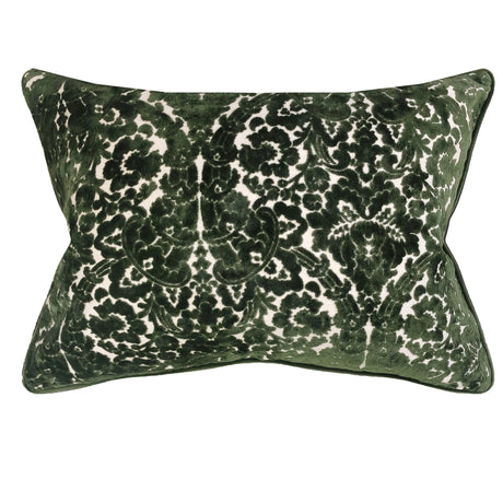 Nixon Traditional Damask Cut Velvet Pillow - Damask Pattern, 18" X 24" (1 Pillow)