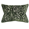 Nixon Traditional Damask Cut Velvet Pillow - Damask Pattern, 18" X 24" (1 Pillow)