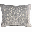 Nixon Traditional Damask Cut Velvet Pillow - Damask Pattern, 18" X 24" (1 Pillow)
