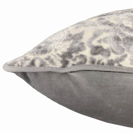 Nixon Traditional Damask Cut Velvet Pillow - Damask Pattern, 18" X 24" (1 Pillow)