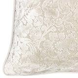 Nixon Traditional Damask Cut Velvet Pillow - Damask Pattern, 18" X 24" (1 Pillow)