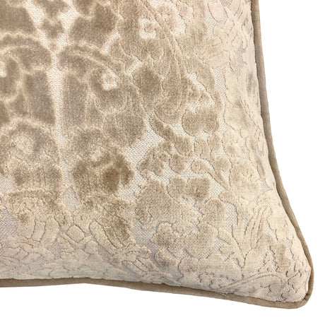 Nixon Traditional Damask Cut Velvet Pillow - Damask Pattern, 18" X 24" (1 Pillow)