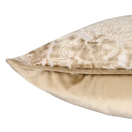 Nixon Traditional Damask Cut Velvet Pillow - Damask Pattern, 18" X 24" (1 Pillow)