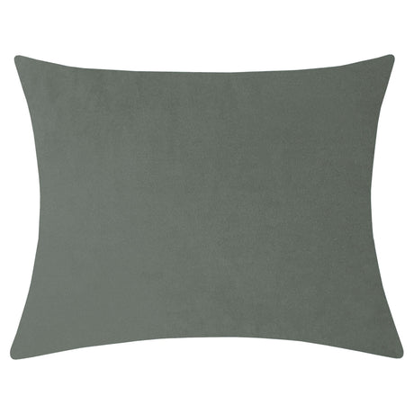 Vika Cut Velvet Decorative Throw Pillow - Checkered Pattern, 18"H X 22"W (1 Piece)