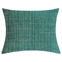 Vika Cut Velvet Decorative Throw Pillow - Checkered Pattern, 18"H X 22"W (1 Piece)