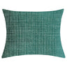Vika Cut Velvet Decorative Throw Pillow - Checkered Pattern, 18"H X 22"W (1 Piece)