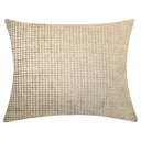 Vika Cut Velvet Decorative Throw Pillow - Checkered Pattern, 18"H X 22"W (1 Piece)