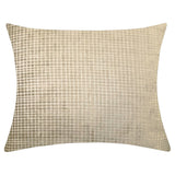 Vika Cut Velvet Decorative Throw Pillow - Checkered Pattern, 18"H X 22"W (1 Piece)