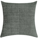 Vika Checkered Cut Velvet Pillow Fabric - Plaid Square Pattern, 23" X 23" (1 Piece)