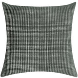 Vika Checkered Cut Velvet Pillow Fabric - Plaid Square Pattern, 23" X 23" (1 Piece)